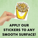 French Fries Mini Sticker