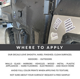 Green Butterfly Mini Sticker