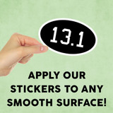 Half Marathon Mini Sticker