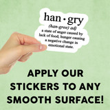 Hangry Mini Sticker