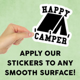 Happy Camper Mini Sticker