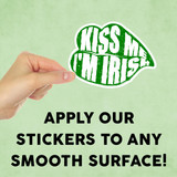 Kiss Me I'm Irish Mini Sticker