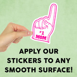 Number One Mom Mini Sticker