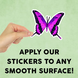 Pink Butterfly Mini Sticker