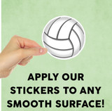 Volleyball Mini Sticker