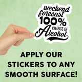 Weekend Forecast Mini Sticker