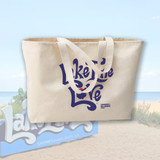 Lake Erie Love - Shores and Islands Ohio - Jumbo Twill Tote