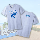 Lake Erie Love - Shores and Islands Ohio - Heather Prism Blue Basic Unisex Adult T-Shirt