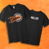 Seneca East Cheer Heather Black Basic Unisex T-Shirt