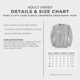 Seneca East Cheer Orange Unisex Crewneck Sweatshirt