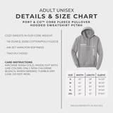 Seneca East Cheer Ash Unisex Hooded Sweatshirt