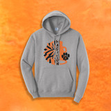 Seneca East Cheer Athletic Heather Unisex Hooded Sweatshirt