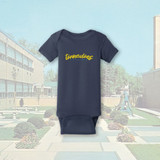 Tiffin Columbian Tornadoes Script Navy Infant Bodysuit