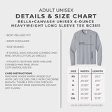 Tiffin Columbian Tornadoes Victory Bell Navy Adult Unisex Heavyweight Long Sleeve Tee