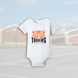 Seneca East Tiger Eyes White Infant Bodysuit
