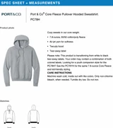 Attica, Ohio Athletic Heather Adult Unisex Smoke Hoodie