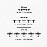 Airplanes Wall Decal Set
