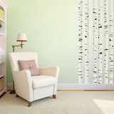 Birch Trees Printed Wall Decals Medium Sample Image