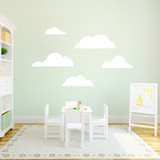 Clouds Wall Decals Large Sample Image