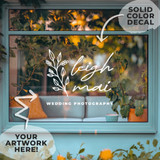 Custom Business Logo Window Decal