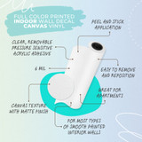 Custom Full Color Printed Business Logo Wall Decal