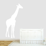 Giraffe Silhouette Wall Decals 36" wide x 72" tall Sample Image
