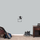 Hurdler Wall Decal 10" wide x 12" tall Sample Image