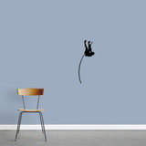 Pole Vaulter Wall Decal 8" wide x 22" tall Sample Image