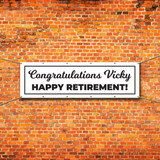 Happy Retirement Banner