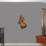 Tiger Mascot Printed Wall Decals 16" wide x 24" tall Sample Image