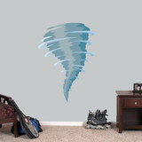 Tornado Mascot Printed Wall Decal 36" wide x 48" tall Sample Image
