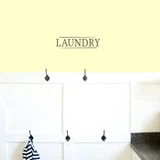 Laundry Wall Decals 12" wide x 3" tall Sample Size