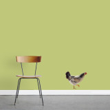 Real Life Chicken Printed Wall Decal 12" wide x 10" tall Sample Image