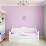 Follow Your Heart Script Wall Decal 12" wide x 12" tall Sample Image