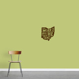 The Farmer Ohio Wall Decal 11" wide x 12" tall Sample Image