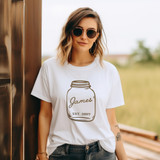 Custom Mason Jar Basic Unisex T-Shirt