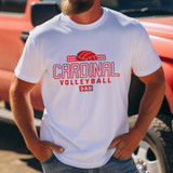 Custom Volleyball Dad Basic Unisex T-Shirt