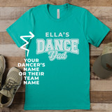 Custom Name Dance Dad Basic Unisex T-Shirt