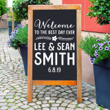 Custom Welcome To The Best Day Ever Wall Decal Sample Image