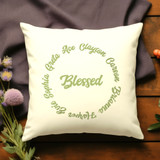 Custom Names Blessed Pillow
