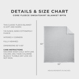 Lake Erie Love - Shores and Islands Ohio -  Fleece Sweatshirt Blanket