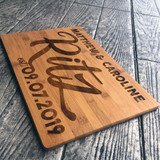 Custom Engraved Rectangle Bamboo Cutting Board