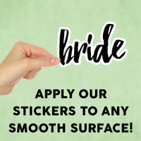 Bride Mini Sticker