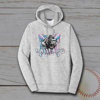 NWO Rampage Adult Unisex Sport-Tek® PosiCharge® Electric Heather Fleece Hooded Pullover - Silver Electric