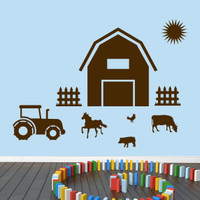 Farm Wall Decals Large Sample Image