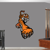 Tiger Mascot Printed Wall Decals 30" wide x 48" tall Sample Image