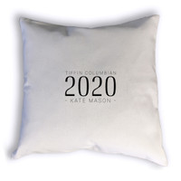 Custom Graduation Year School and Name Pillow