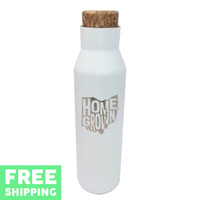 Homegrown Ohio Engraved 20 oz. Stainless Bottle With Faux Cork Screw Top