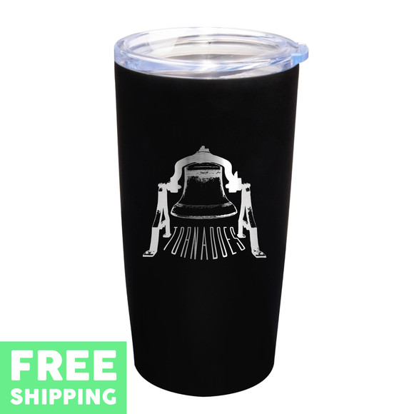 Tiffin Columbian Tornadoes Victory Bell Engraved 20 oz. Stainless Tumbler