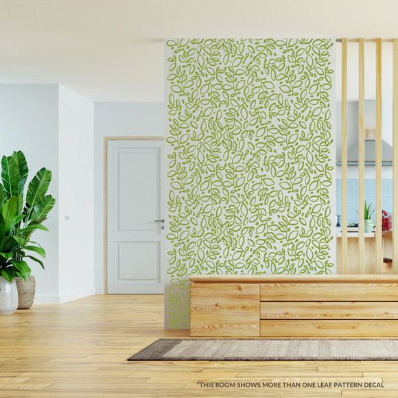 Leaf Pattern Wall Decal